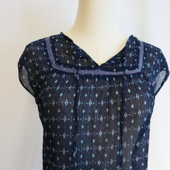 PINK ROSE Casual Sleeveless Tie Neck Top - Picture 2 of 9